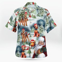 Premium Airedale terrier AOP Hawaii Shirt