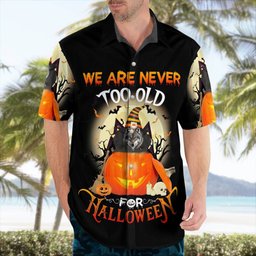wolf Halloween AOP Hawaii Shirt