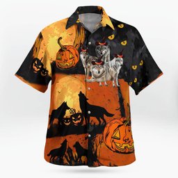 wolf Halloween AOP Hawaii Shirt