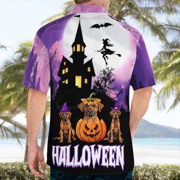 Rhodesian Ridgeback Halloween AOP Hawaii Shirt