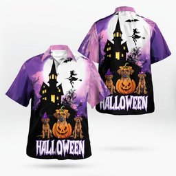 Rhodesian Ridgeback Halloween AOP Hawaii Shirt