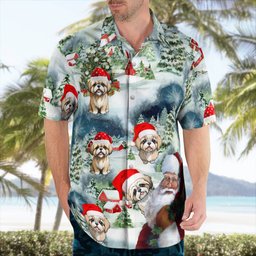 Premium Lhasa apso AOP Hawaii Shirt