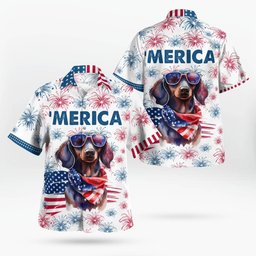 Dachshund AOP Hawaii Shirt