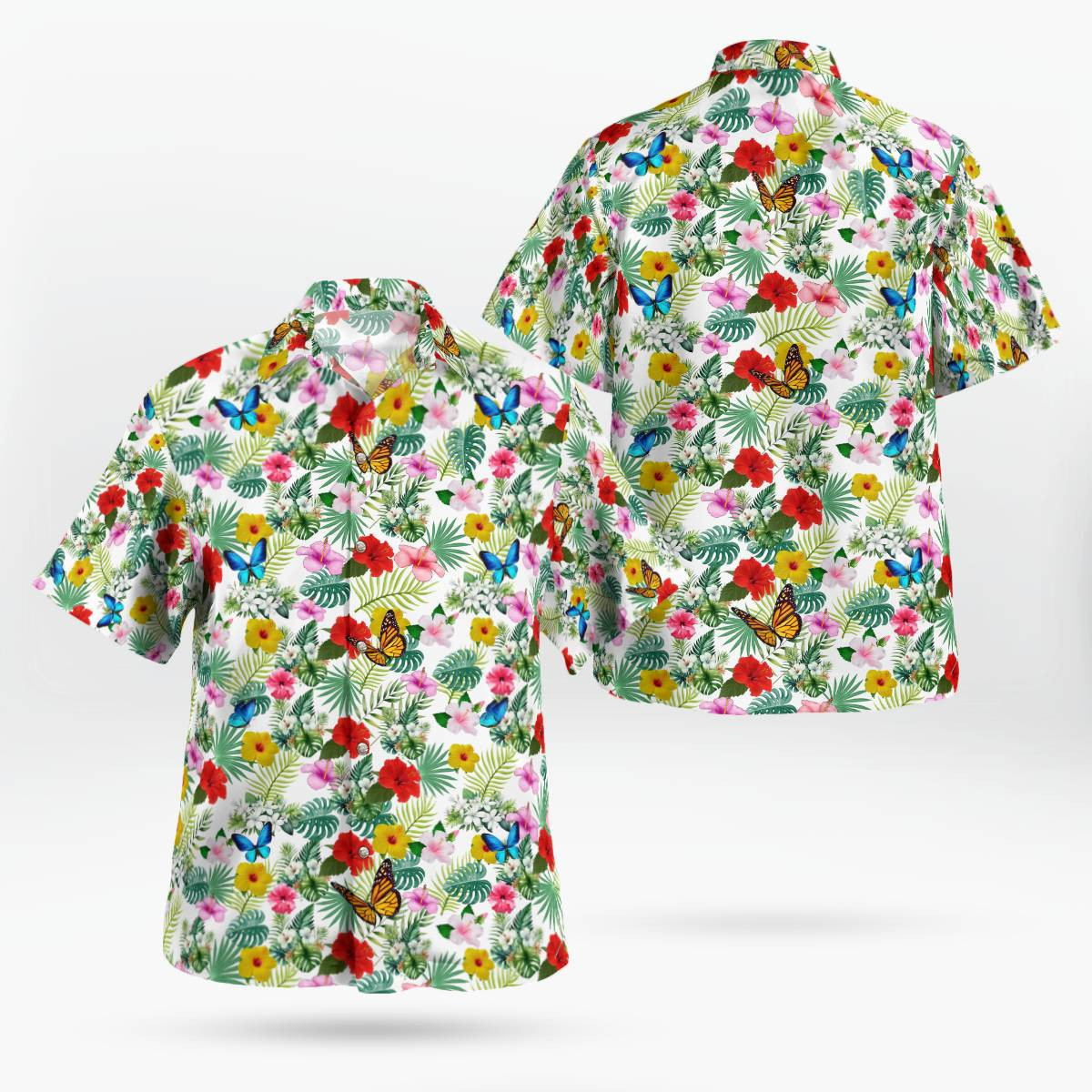 Butterfly AOP Hawaii Shirt