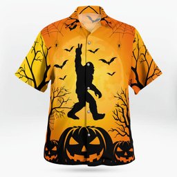 Bigfoot Halloween AOP Hawaii Shirt