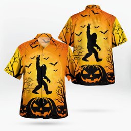 Bigfoot Halloween AOP Hawaii Shirt