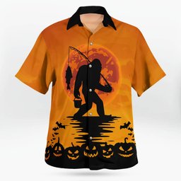 Bigfoot Halloween AOP Hawaii Shirt