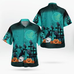 Crow Halloween AOP Hawaii Shirt