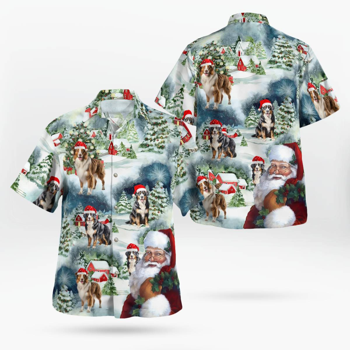 Premium Australian shepherd  AOP Hawaii Shirt