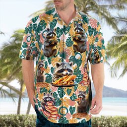 Raccoon AOP Hawaii Shirt