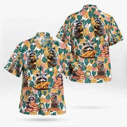 Raccoon AOP Hawaii Shirt