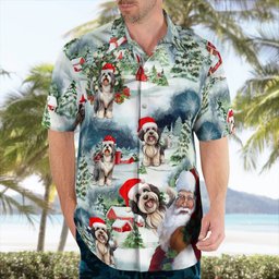 Premium Tibetan terrier AOP Hawaii Shirt