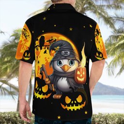 Penguin Halloween AOP Hawaii Shirt