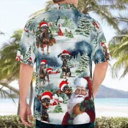 Premium Doberman AOP Hawaii Shirt