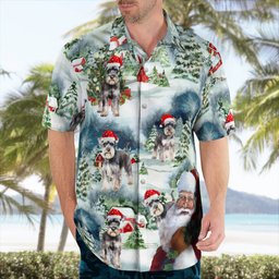 Premium Schnauzer AOP Hawaii Shirt
