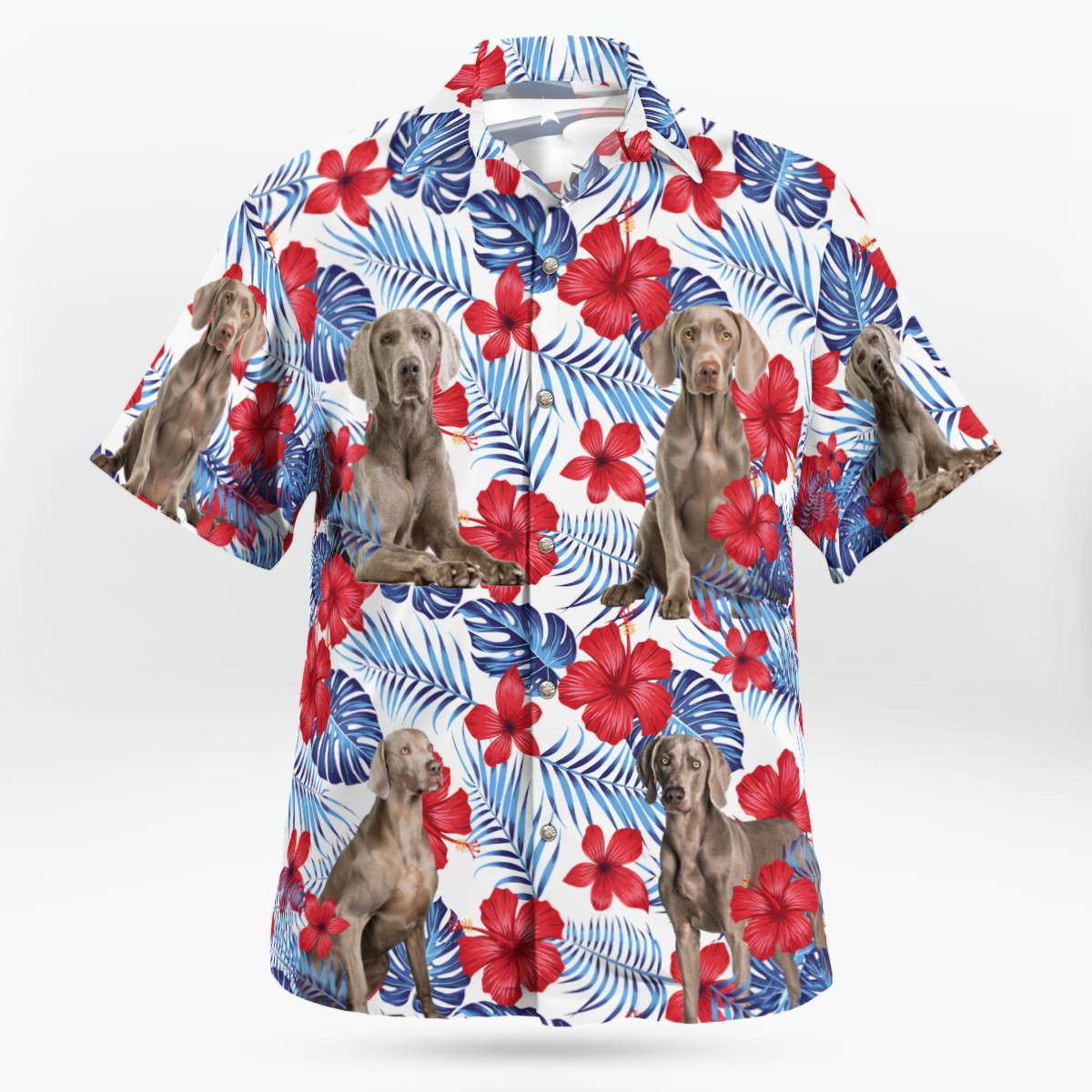 Weimaraner Hawaii Shirt