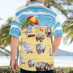 Hippo AOP Hawaii Shirt