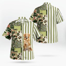 Golden Retriever AOP Hawaii Shirt