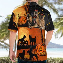 Belgian Malinois Halloween AOP Hawaii Shirt