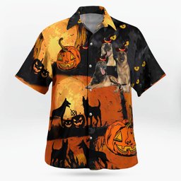 Belgian Malinois Halloween AOP Hawaii Shirt