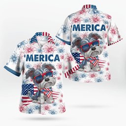 Schnauzer AOP Hawaii Shirt