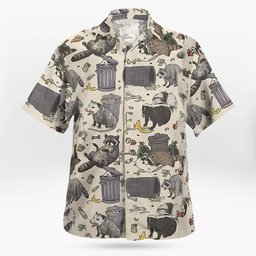 Raccoons AOP Hawaii Shirt