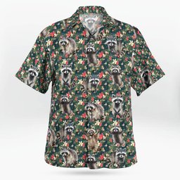 Raccoons AOP Hawaii Shirt
