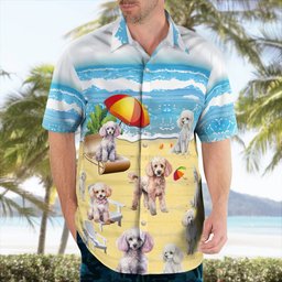Poodle AOP Hawaii Shirt