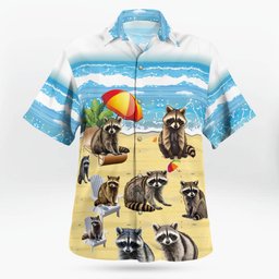 Raccons AOP Hawaii Shirt