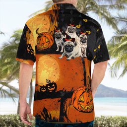 Pug Halloween Hawaii Shirt
