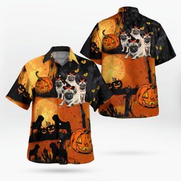Pug Halloween Hawaii Shirt