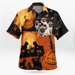 Pug Halloween Hawaii Shirt
