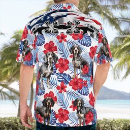 Bluetik Coonhound Hawaii Shirt