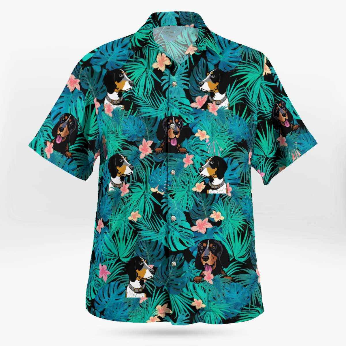 Bluetik Coonhound Hawaii Shirt
