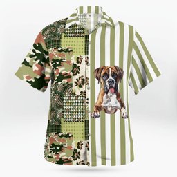 Boxer Dog AOP Hawaii Shirt