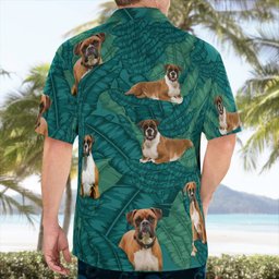 Boxer dog AOP Hawaii Shirt