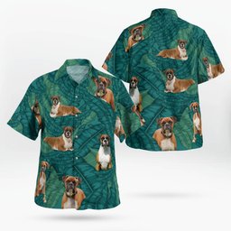 Boxer dog AOP Hawaii Shirt