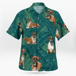 Boxer dog AOP Hawaii Shirt
