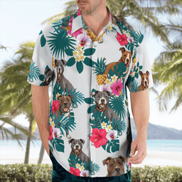Pitbull Hawaii Shirt