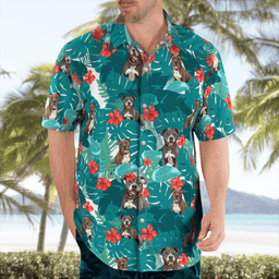 Pitbull Hawaii Shirt