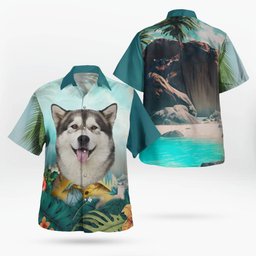 Alaskan Malamute Hawaii Shirt