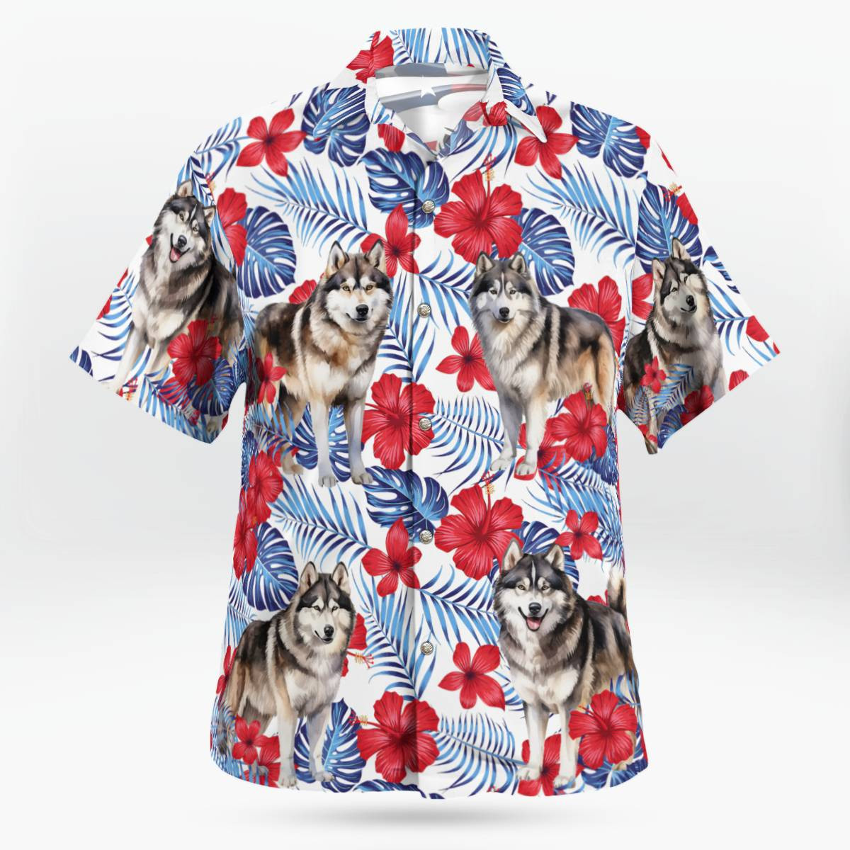 Alaskan Malamute Hawaii Shirt