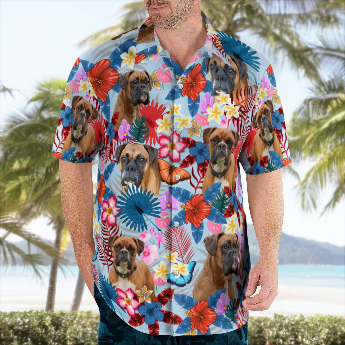 Boxer Hawaii Shirt