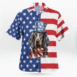Bluetik Coonhound AOP Hawaii Shirt
