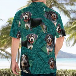Bluetik Coonhound AOP Hawaii Shirt