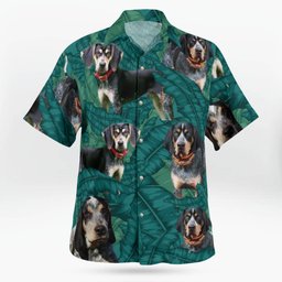 Bluetik Coonhound AOP Hawaii Shirt