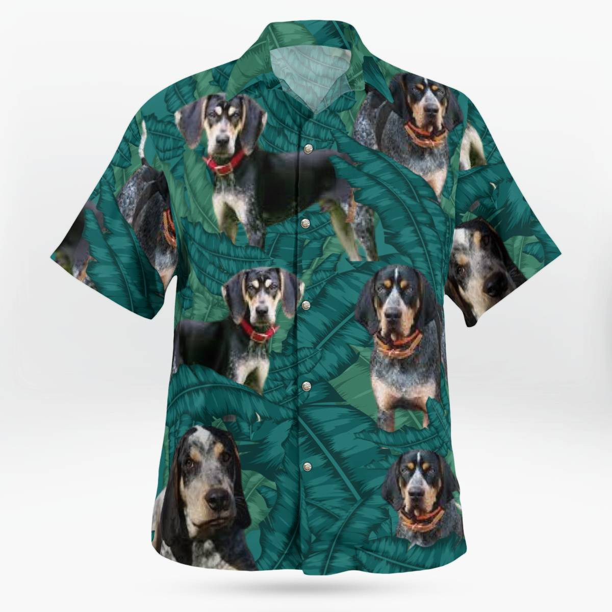 Bluetik Coonhound AOP Hawaii Shirt