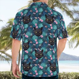 Black Cat Hawaii Shirt