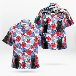 Black Cat Hawaii Shirt