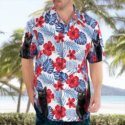 Black Cat Hawaii Shirt